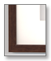 Walnut Frame White Matt